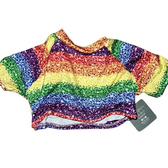 Baby skittles Rainbow top - Picture 1 of 2